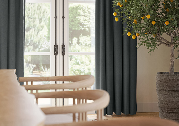 Melrose (Blackout), Lead Grey - Made to Measure Curtains - Image 5